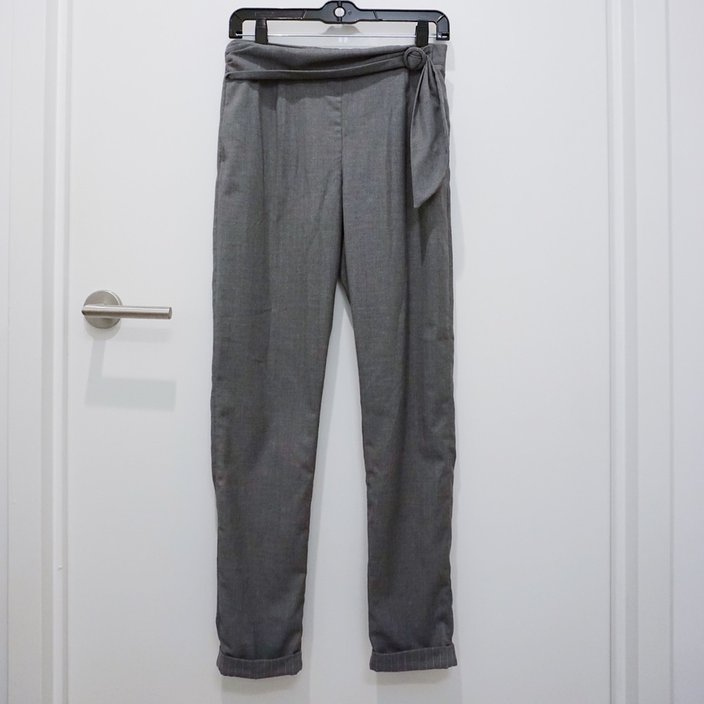 Massimo Dutti Trousers Pants with Front Detail